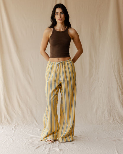Pantalones de Lino Saffron Dune