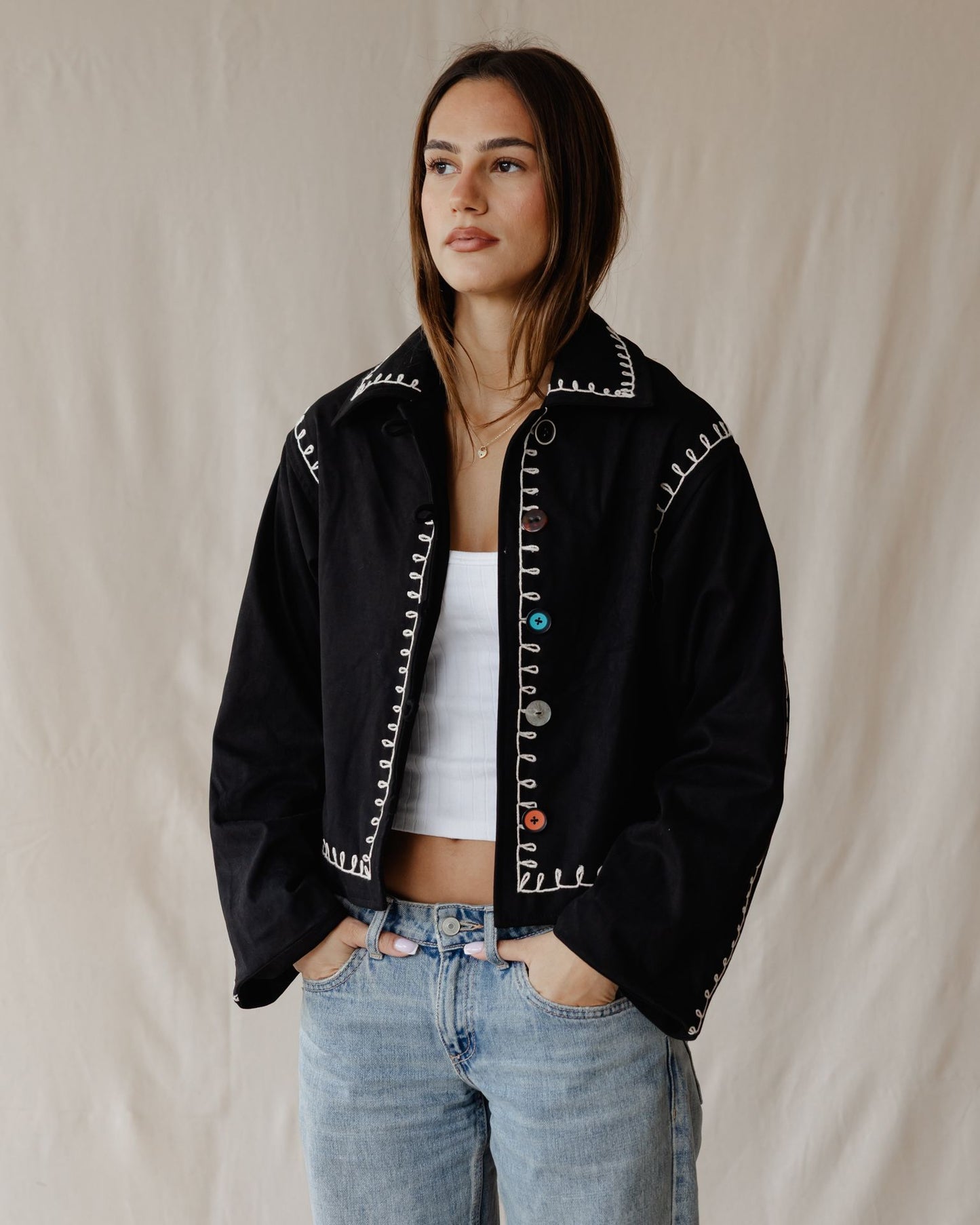 Threadspell Black Jacket