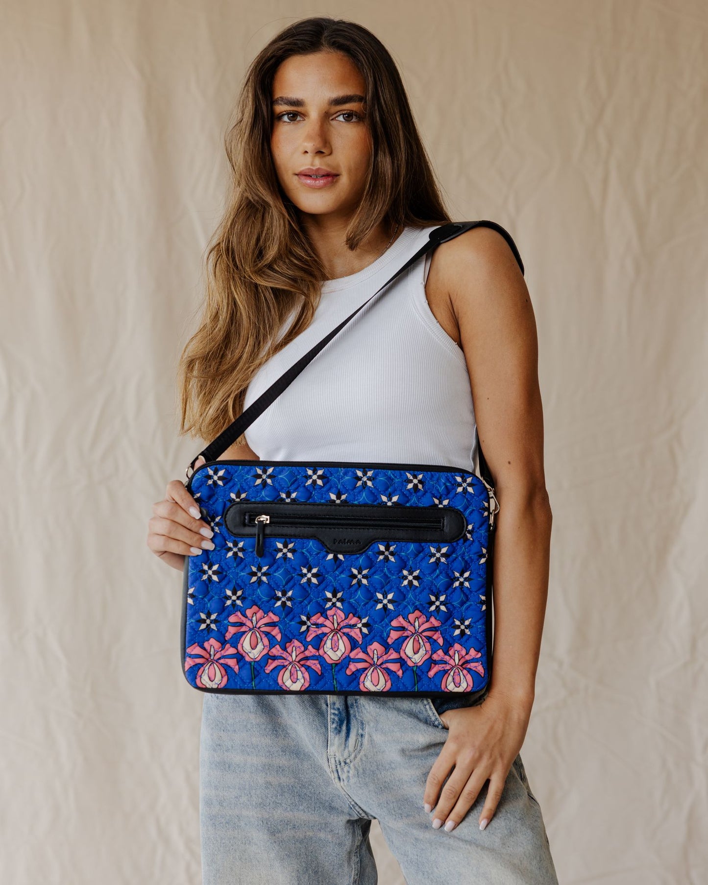 Funda Acolchada Midnight Bloom
