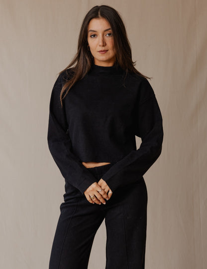 Relaxed Cashmere Set Black