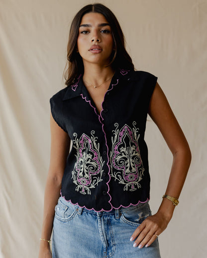 Rosette Boom Vest