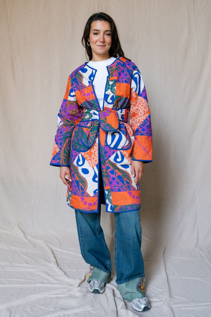 Fiesta Patchwork Quilted Coat