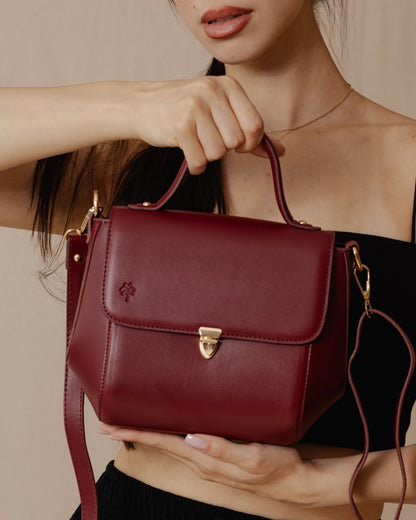 Borsa a tracolla Tropeze Borgogna