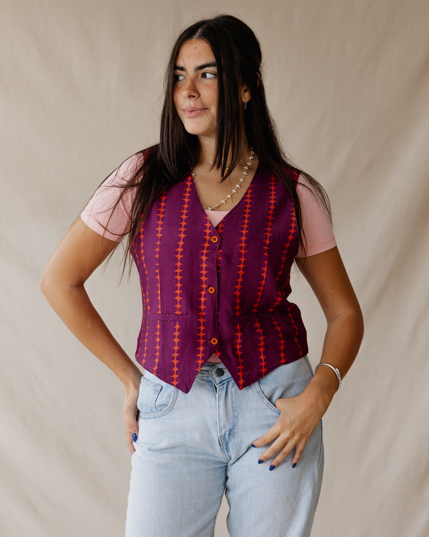 Island Dreams Vest Purple