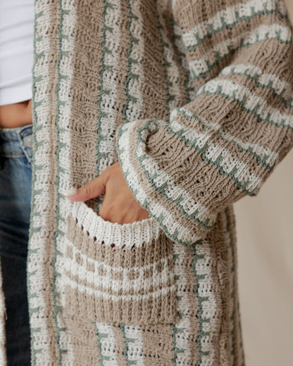 Oat Sand Pop Cardigan