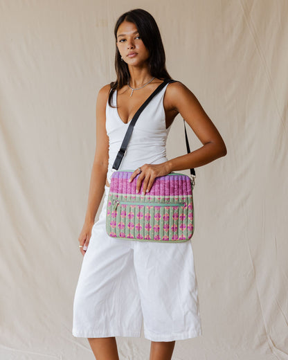 Lavender Fig Quilted Laptop Sleeve