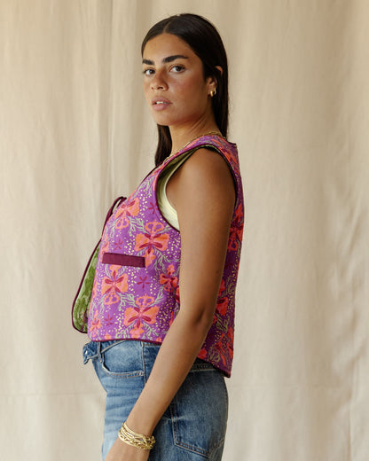Fig & Bloom Reversible Vest
