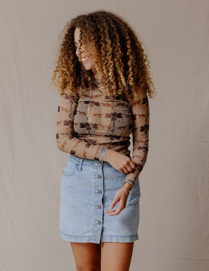 Top de malla Glam de Oasis