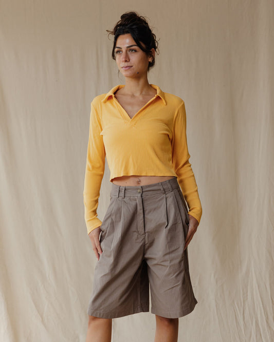 The Pleat Cafe Shorts