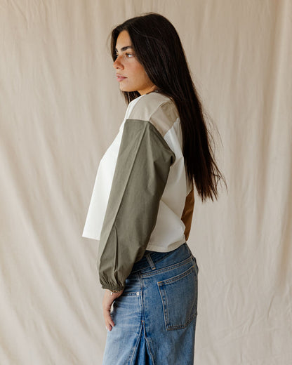 Nomad Patch Brown Blouse