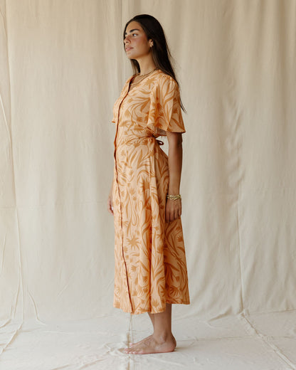 Wilderness Dress In Orange