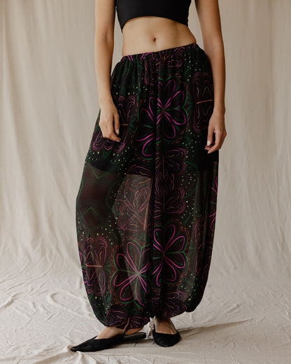 Pantalones Noir Bloom