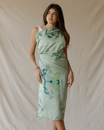 Pareo de pétalos de menta