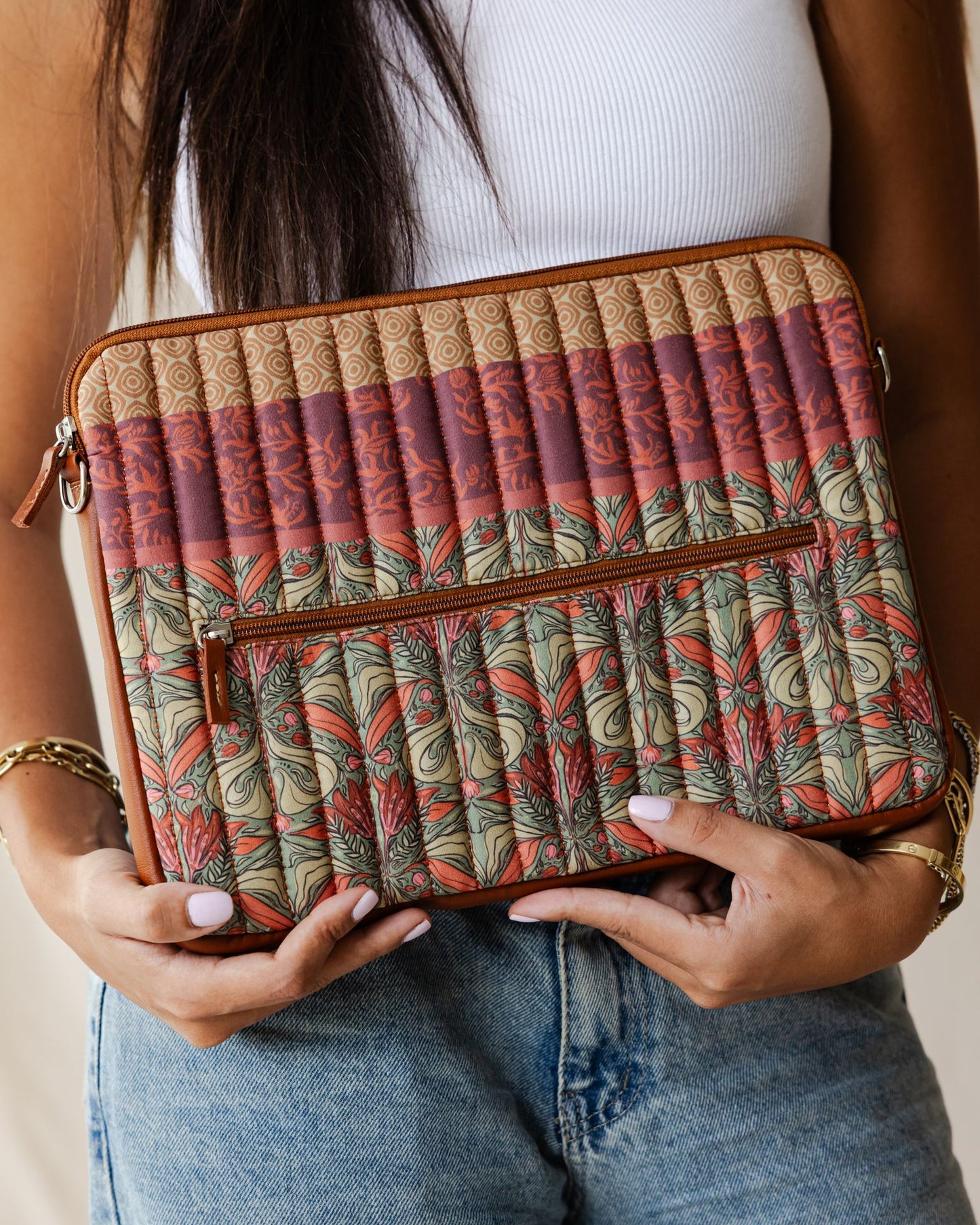 Amber Grove Quilted Laptop Sleeve