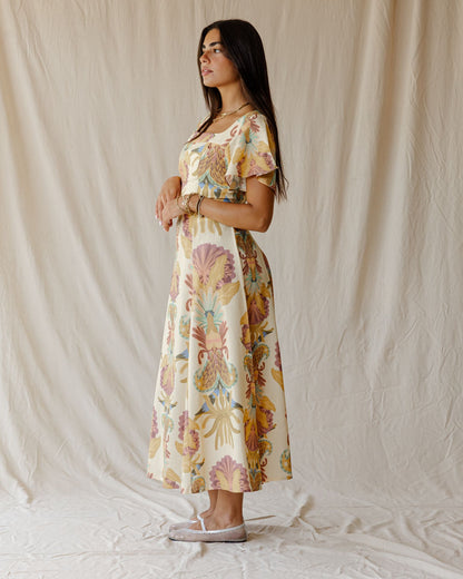 Sundrift Dress In Butter Yellow