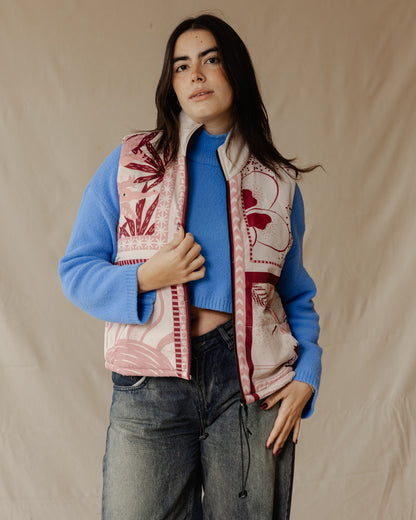 Chaleco impermeable Cairo Breeze en color crema