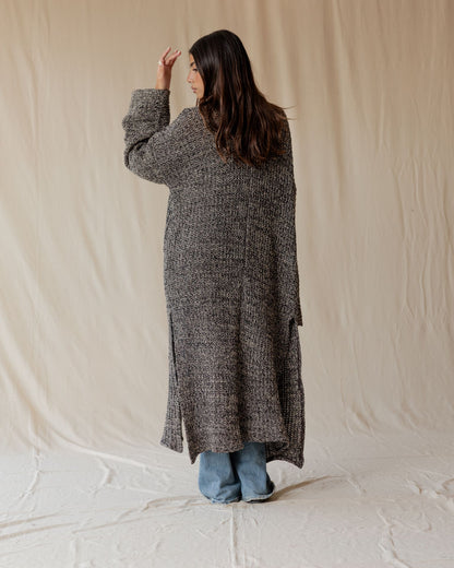 Mara Black Knit Cardigan
