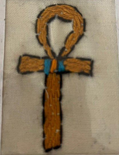 Small Embroidered Card