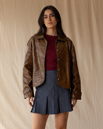 Havane Leather Jacket