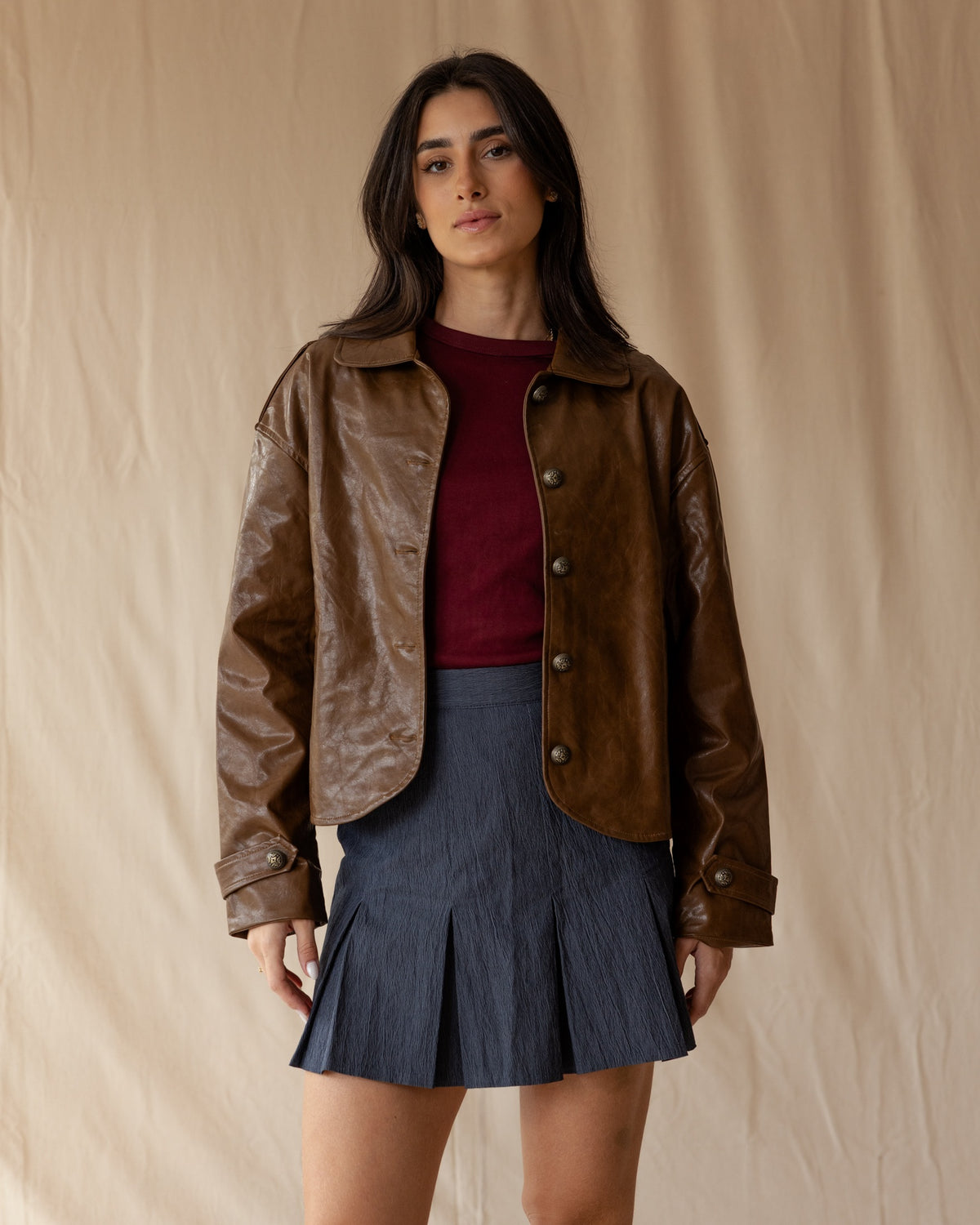 Havane Leather Jacket