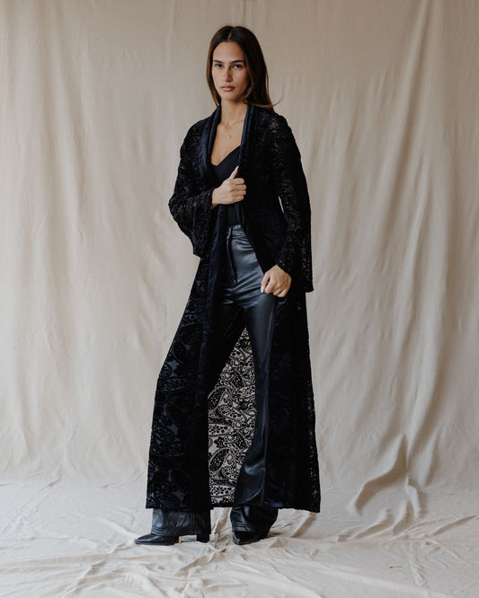 Whisper Dreamcoat Black Cardigan