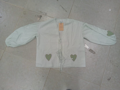 Heartstrings Green Blouse