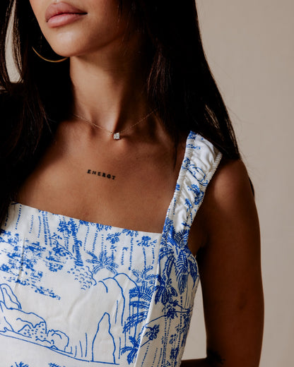 Vestido Palm Coast Azul