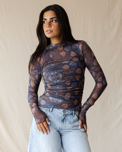 Eclipse Garden Mesh Top
