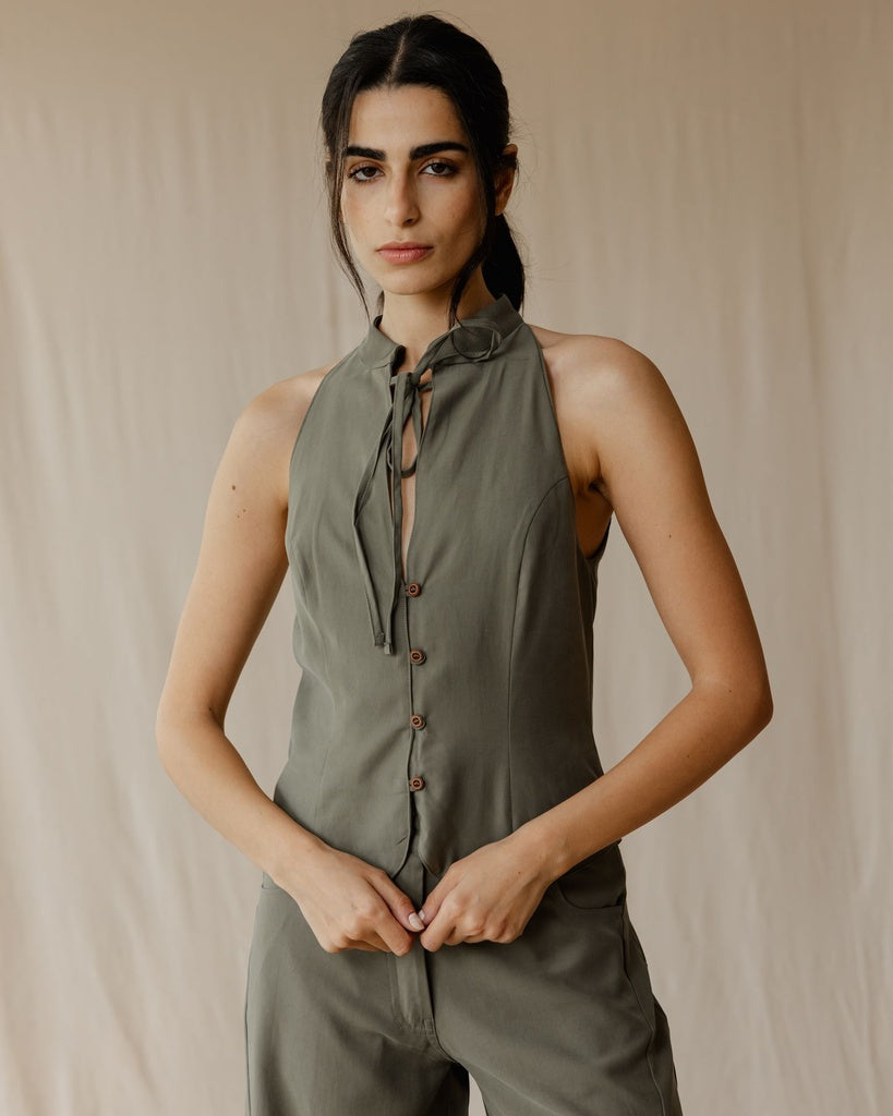 Lyra Olive Vest