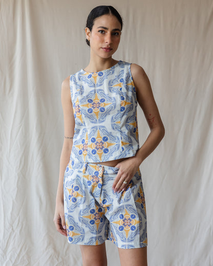 Conjunto de Lino Estrella Mediterránea