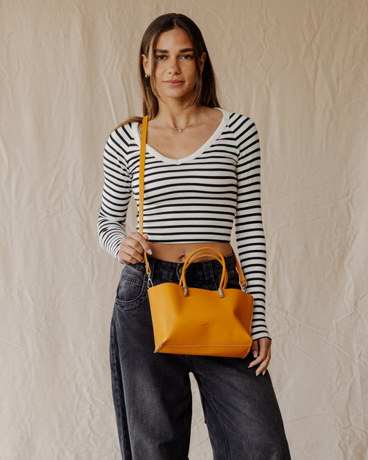 The Luce Genuine Bag In Tan