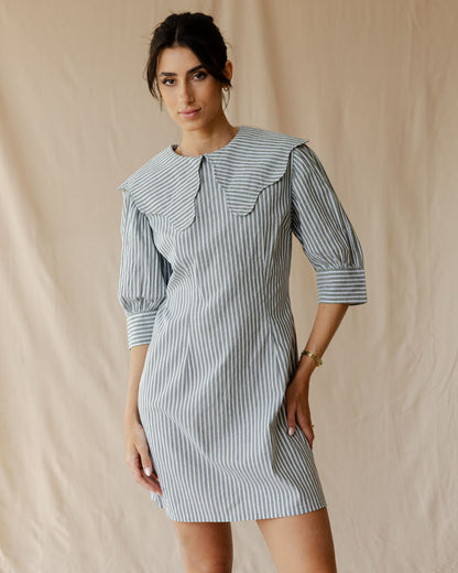 The Petite Poise Sage Green Dress