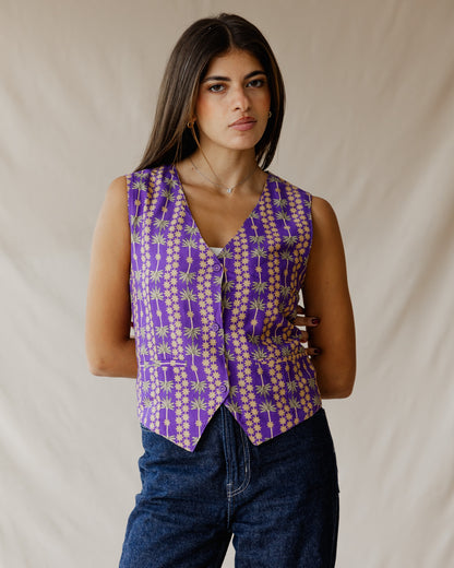 Palms Vest Purple