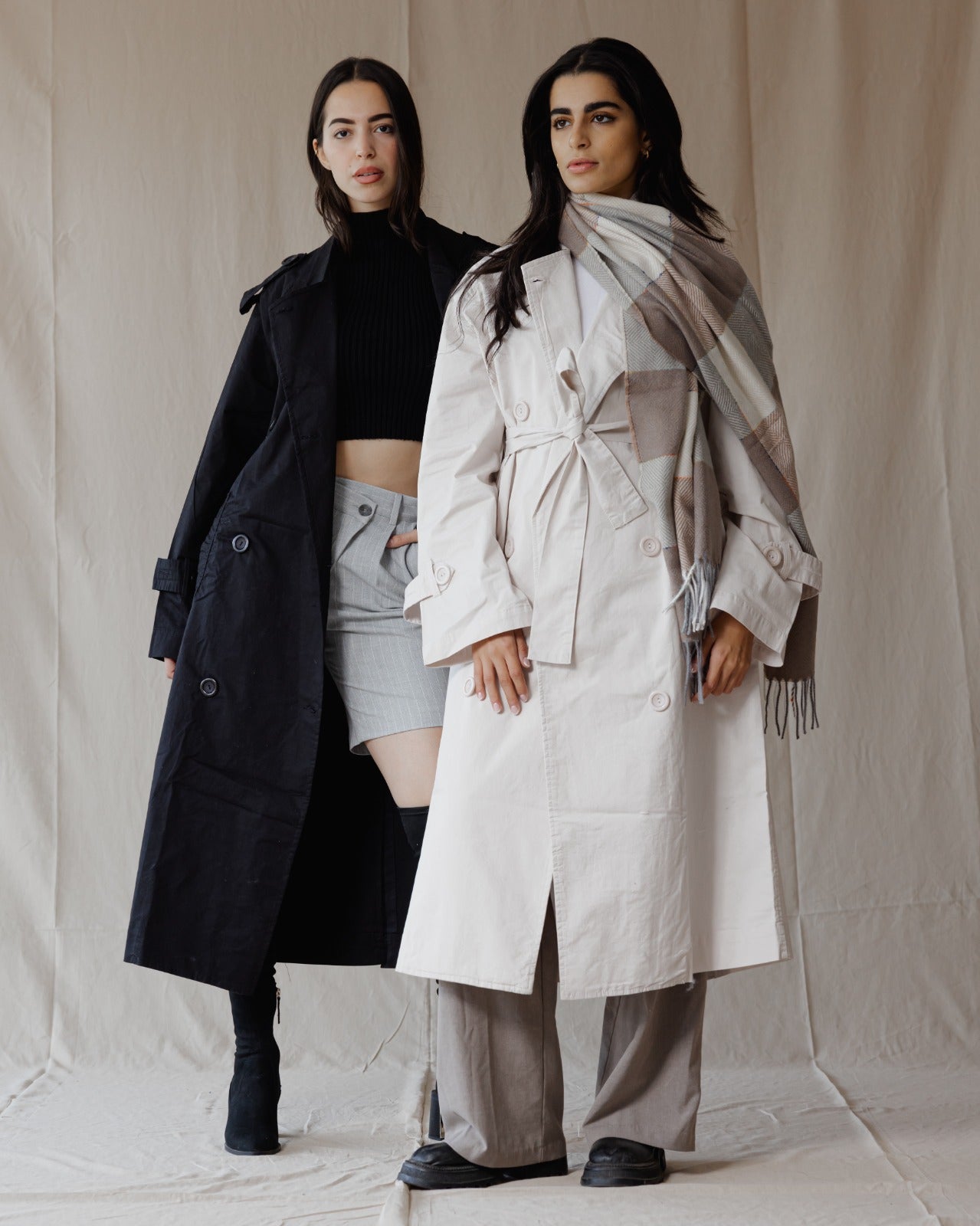 Trenchcoat Beige Relax Fit