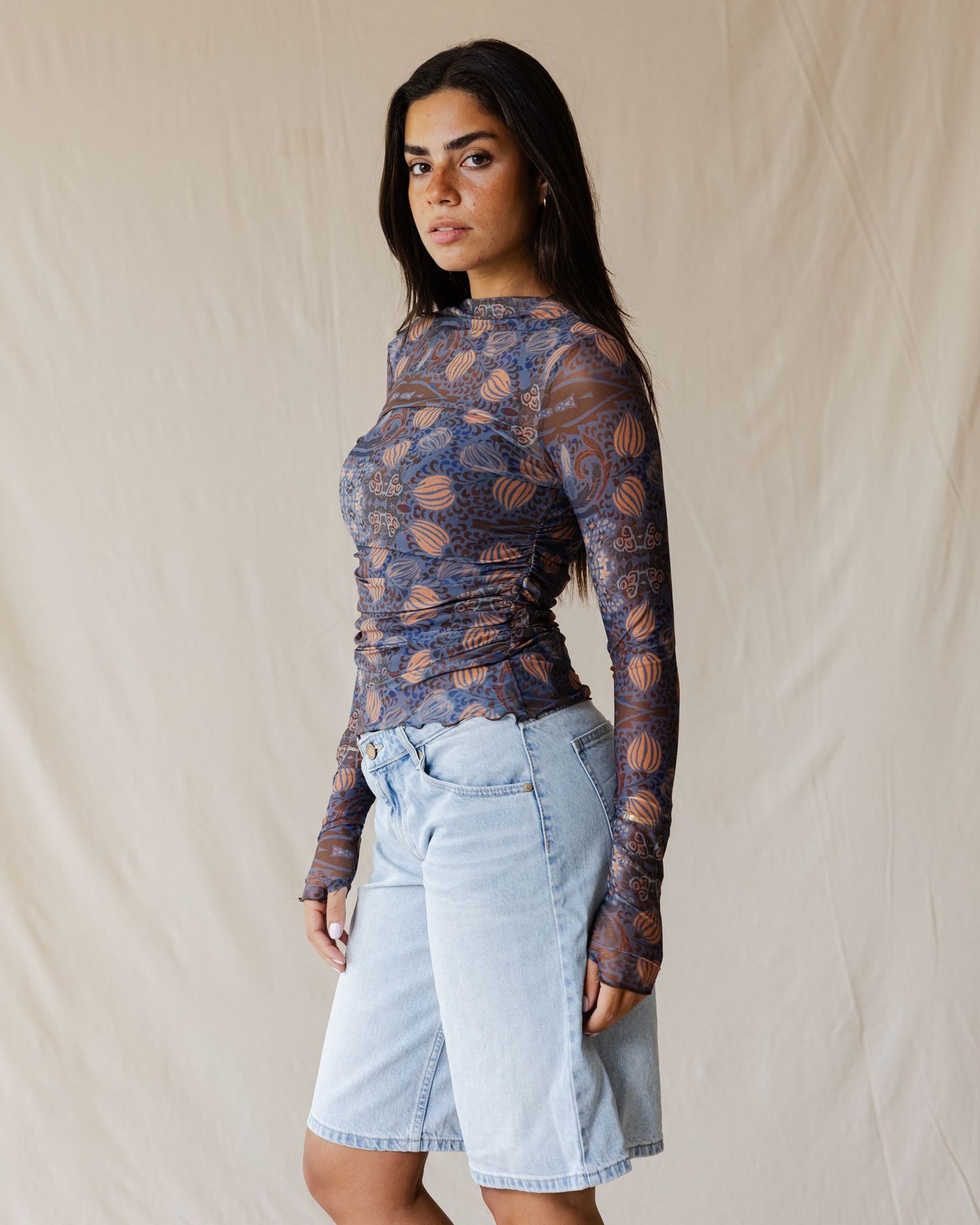 Eclipse Garden Mesh Top