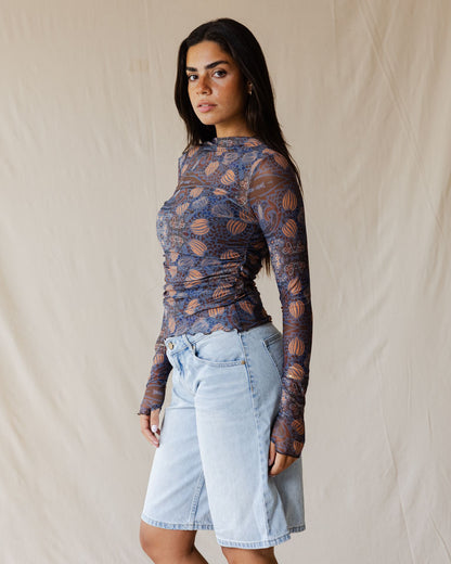 Eclipse Garden Mesh Top