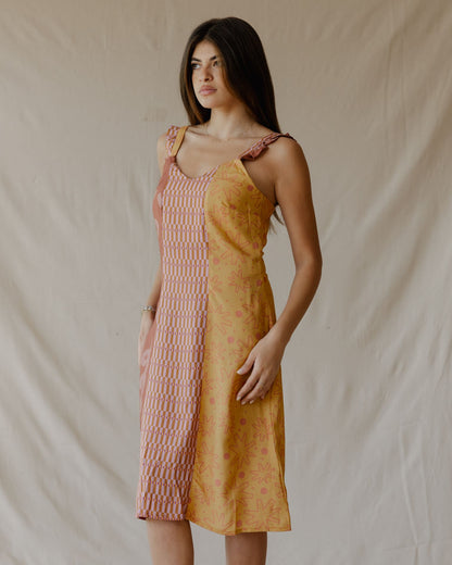 Vestido de festa Terra Patch