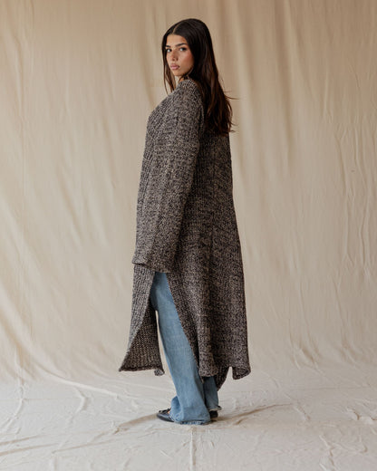 Mara Black Knit Cardigan