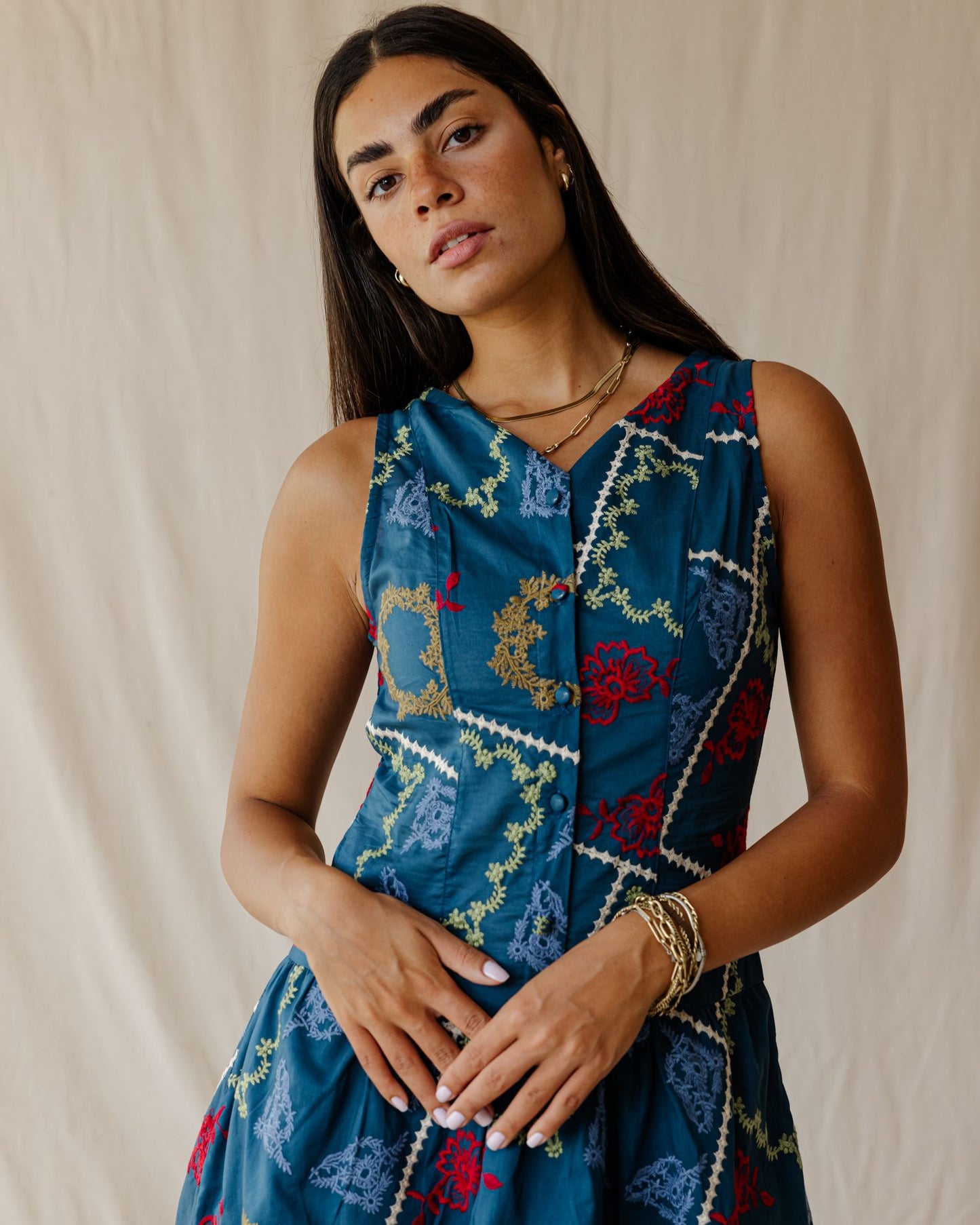 Midnight Harvest Mini Dress