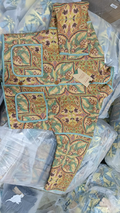 Citrus Courtyard Quilted Jacket