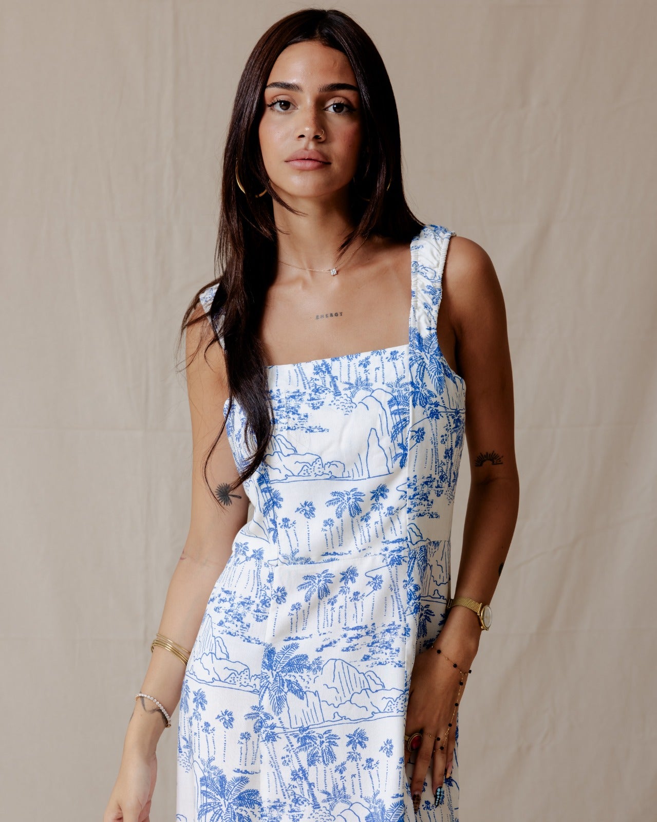 Vestido Palm Coast Azul
