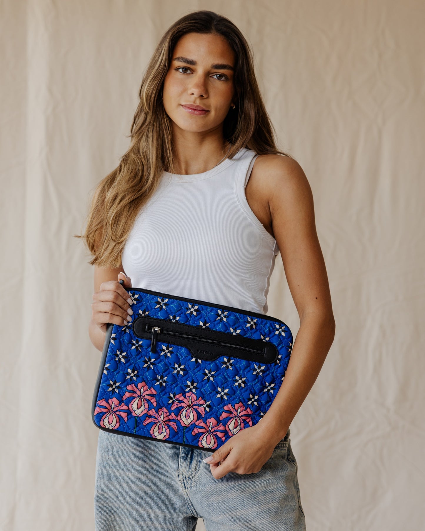 Funda Acolchada Midnight Bloom