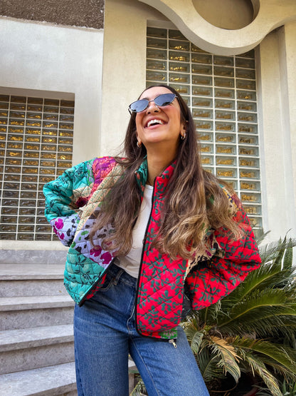 Veste matelassée Indian Florals