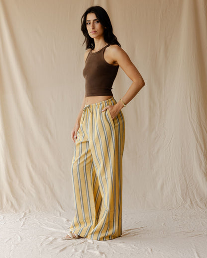 Pantalones de Lino Saffron Dune
