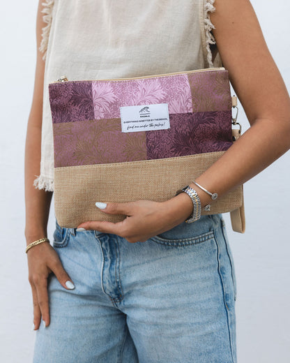 Patchy Antique Beach Pouch