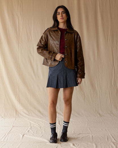 Havane Leather Jacket