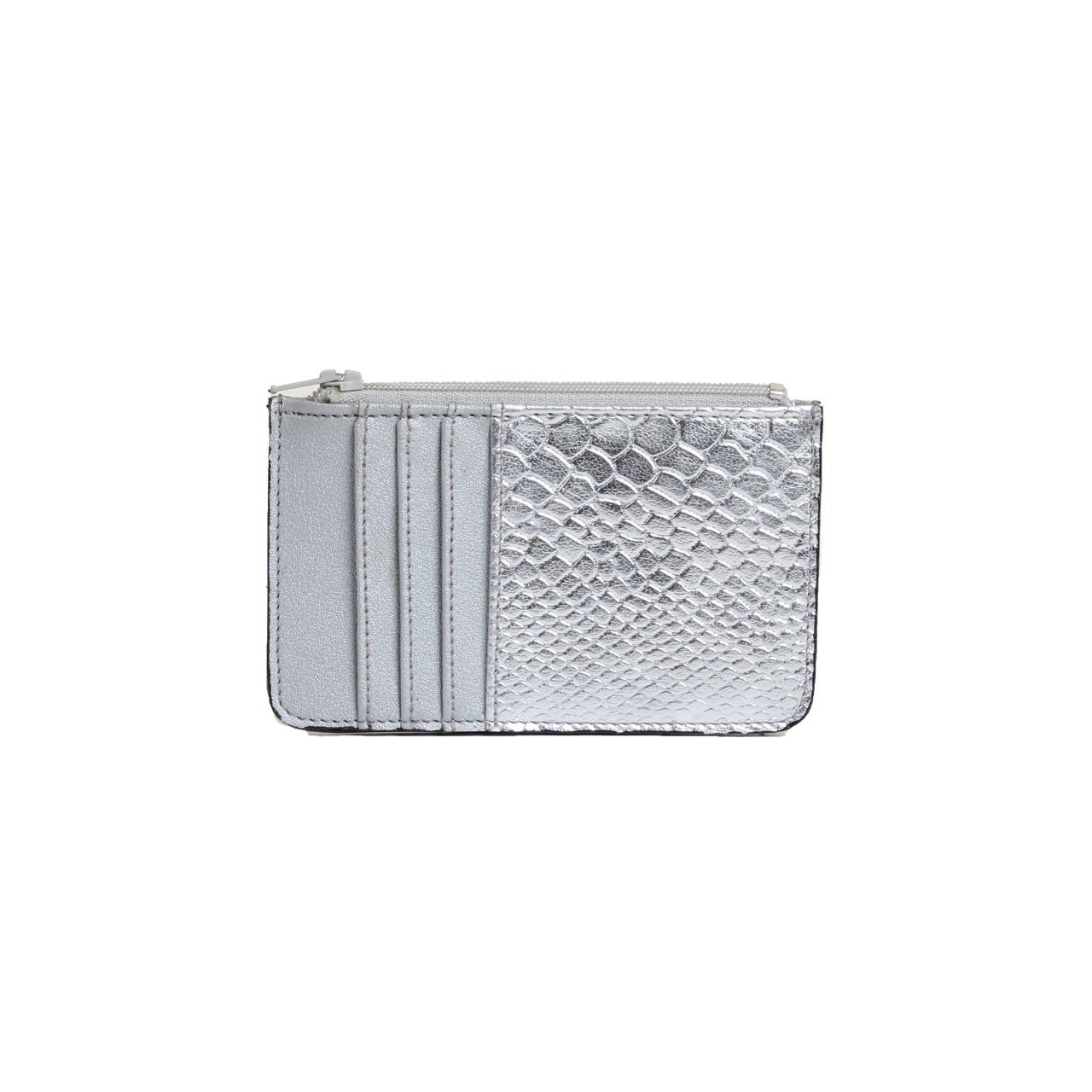 Titolare della carta Silver SnakeSkin