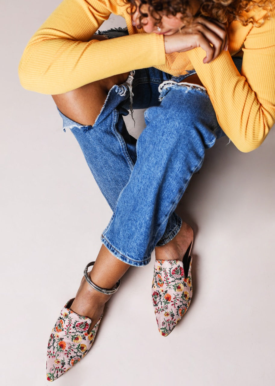Sakura Mules Rosa