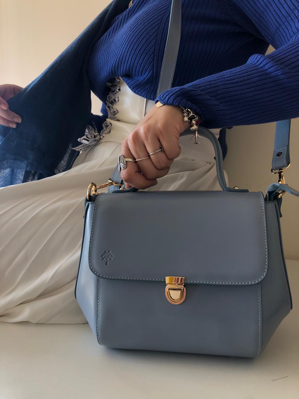 Tropeze Kreuz tasche Hellblau