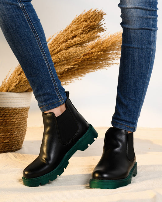 Stivaletti Cora Color Pop Olive